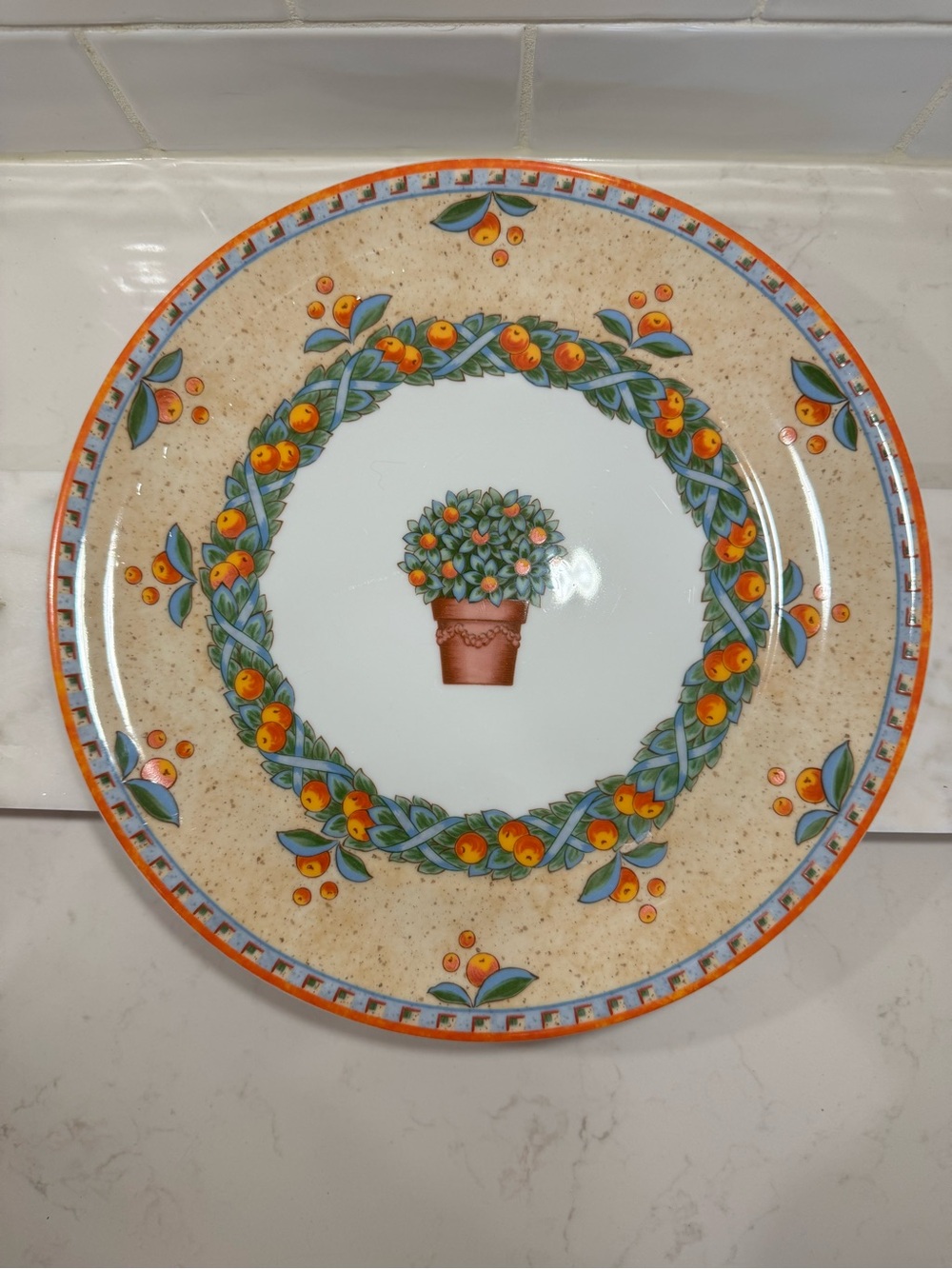 Vintage. Villeroy & Boch Gallo “Naranjas” Switch 4 12” Round Serving Plate